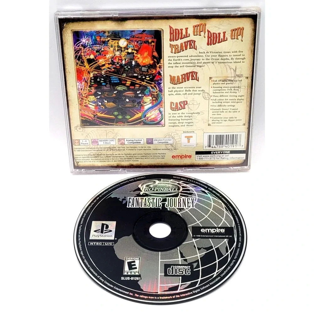 Pro Pinball: Fantastic Journey (PlayStation 1 PS1) CIB COMPLETE IN BOX REG CARD‎
